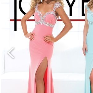 Tony Bowls Pastel Sweetheart Gown